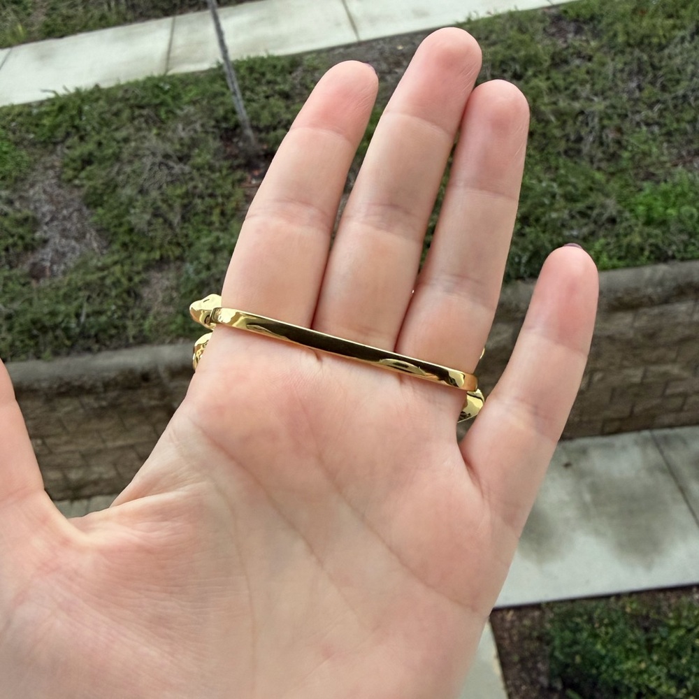 Gold Flower Joint Multi-finger Ring Pearl Design - Picture 4 of 7